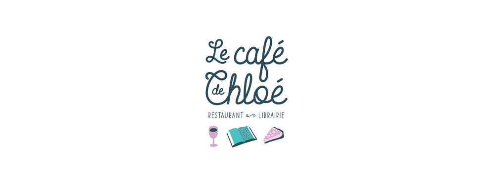 creation du logo le Café de Chloé à Lyon