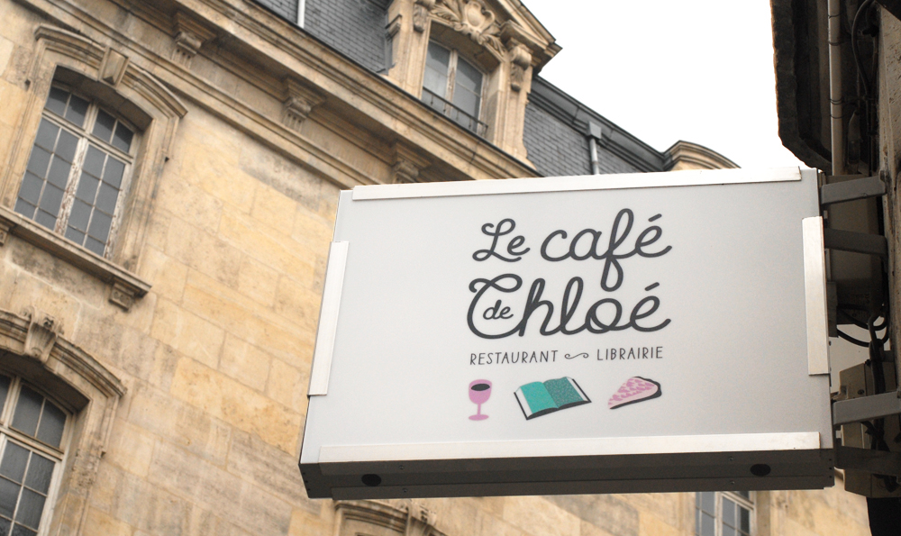 devanture Café de Chloé à Lyon