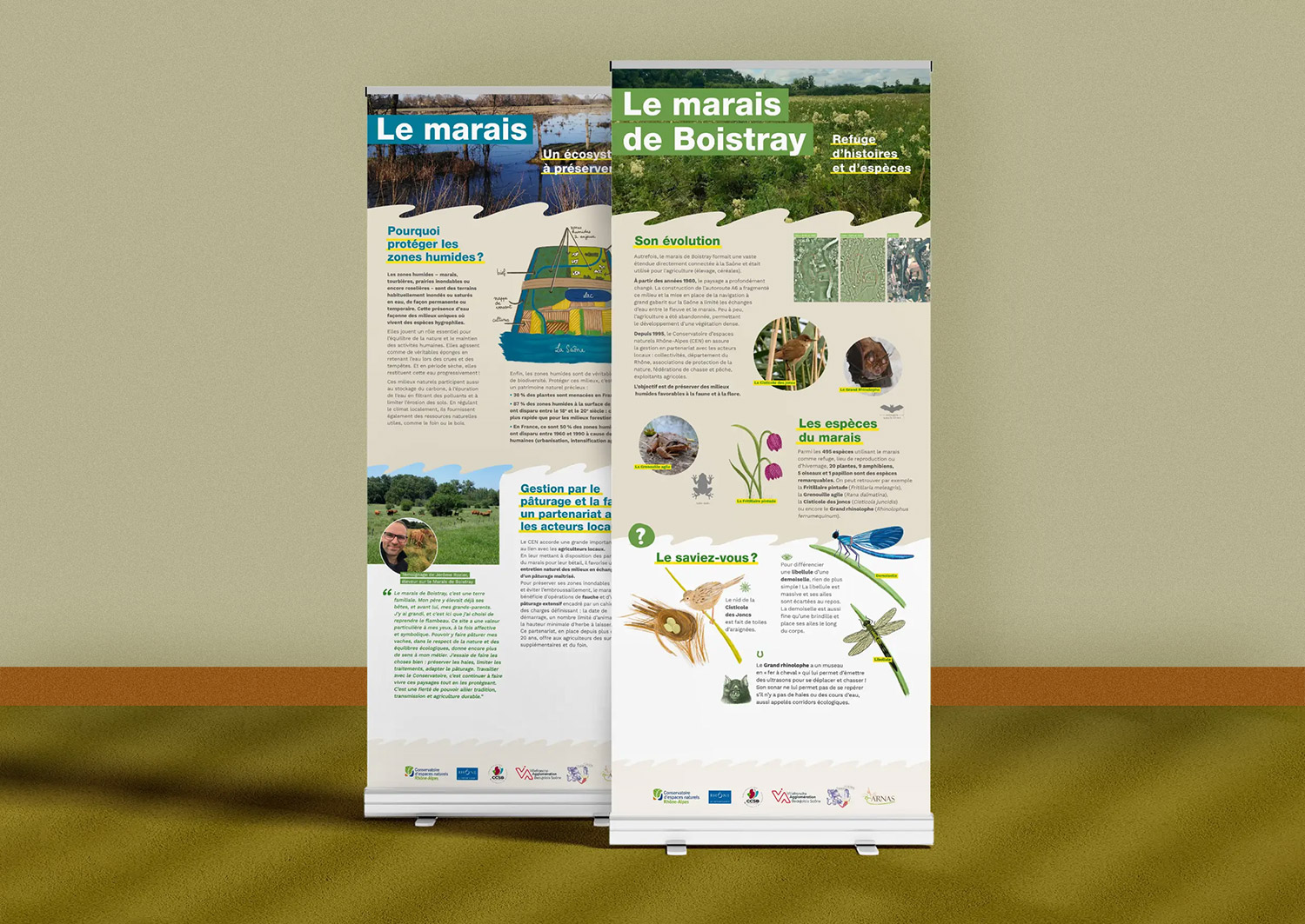 conception panneaux exposition sensibilisation espaces naturels sensibles