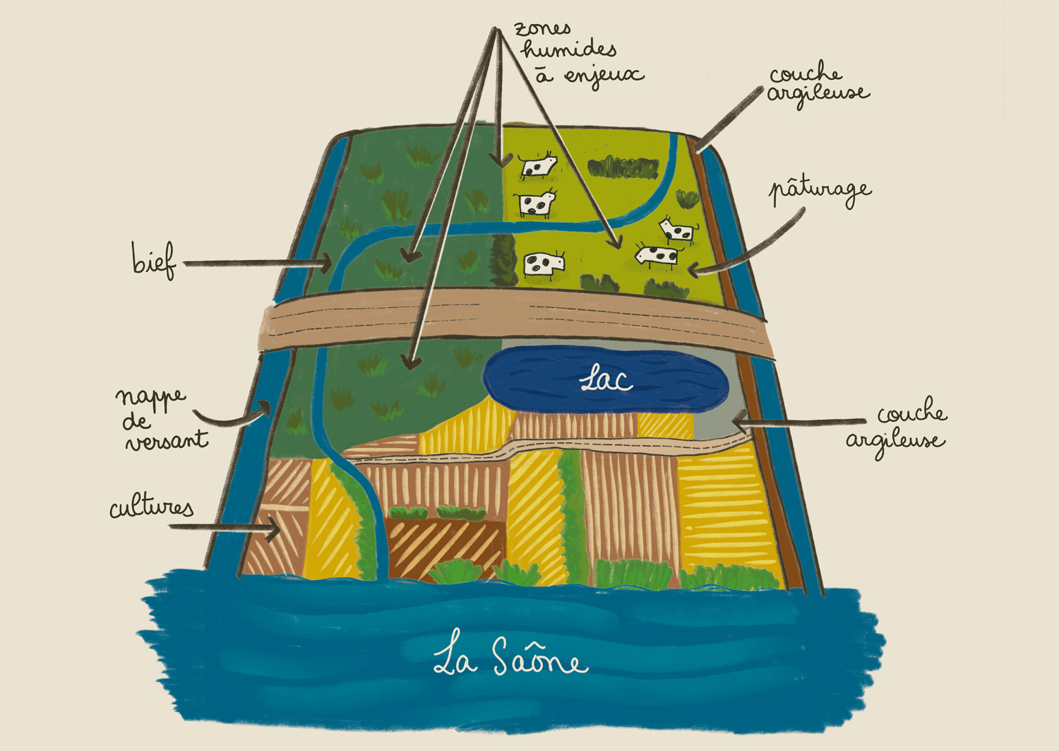schema zones humides panneaux expo