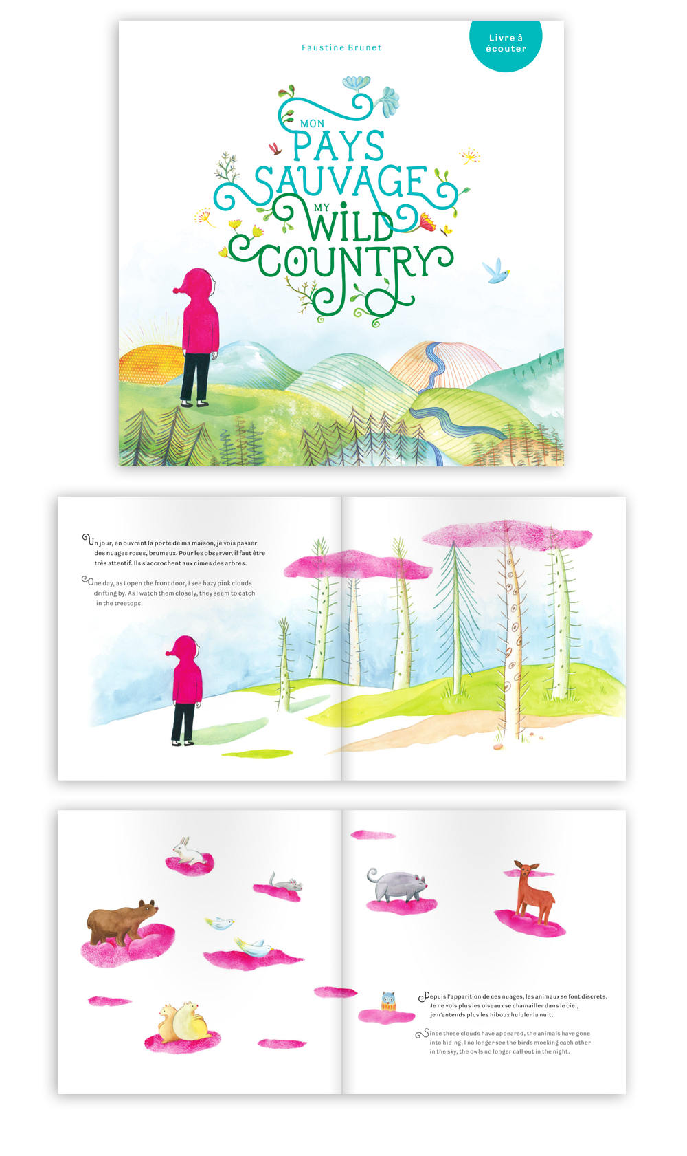 illustration livre bilingue enfant