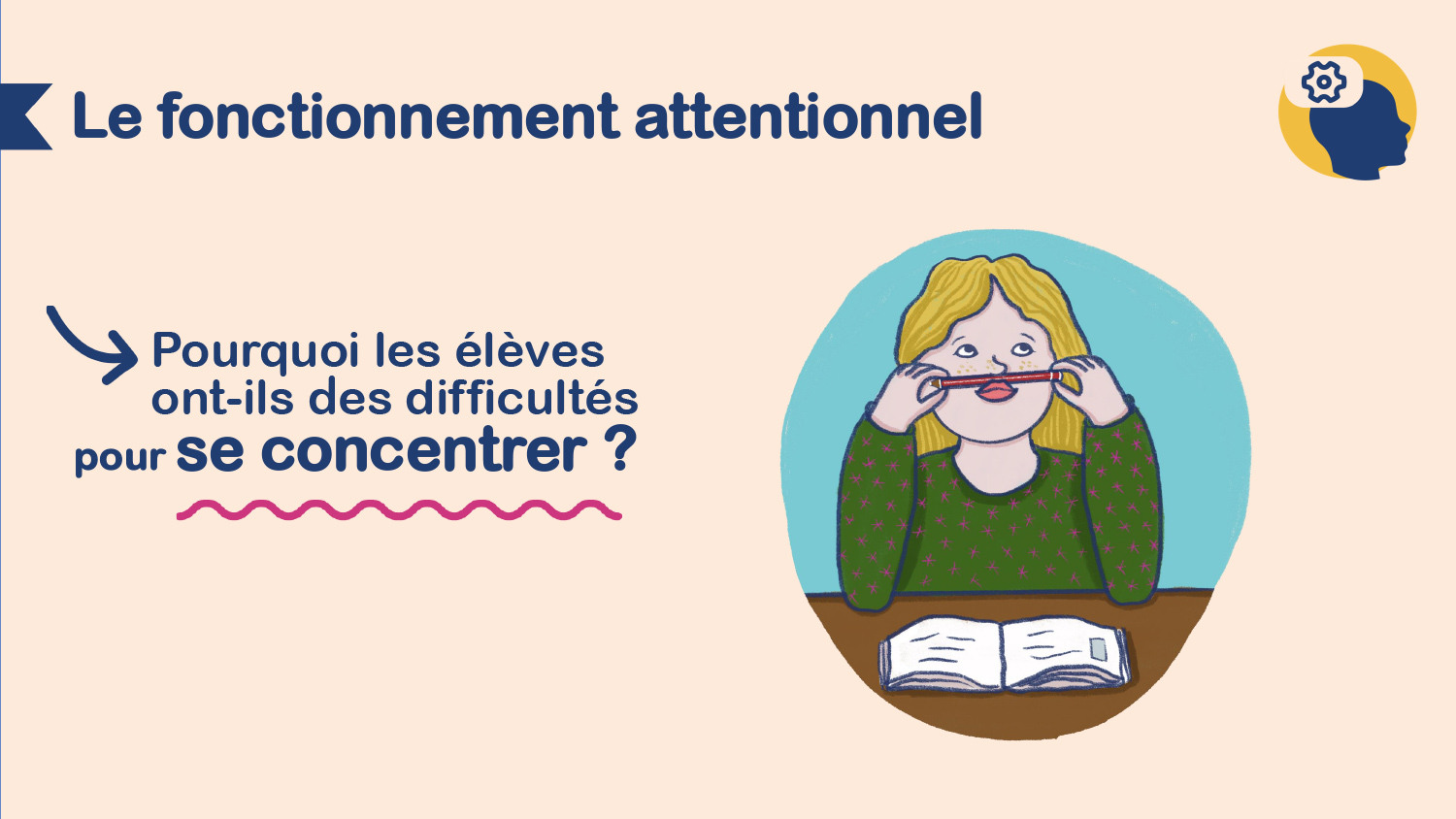 illustration powerpoint enfant concentration