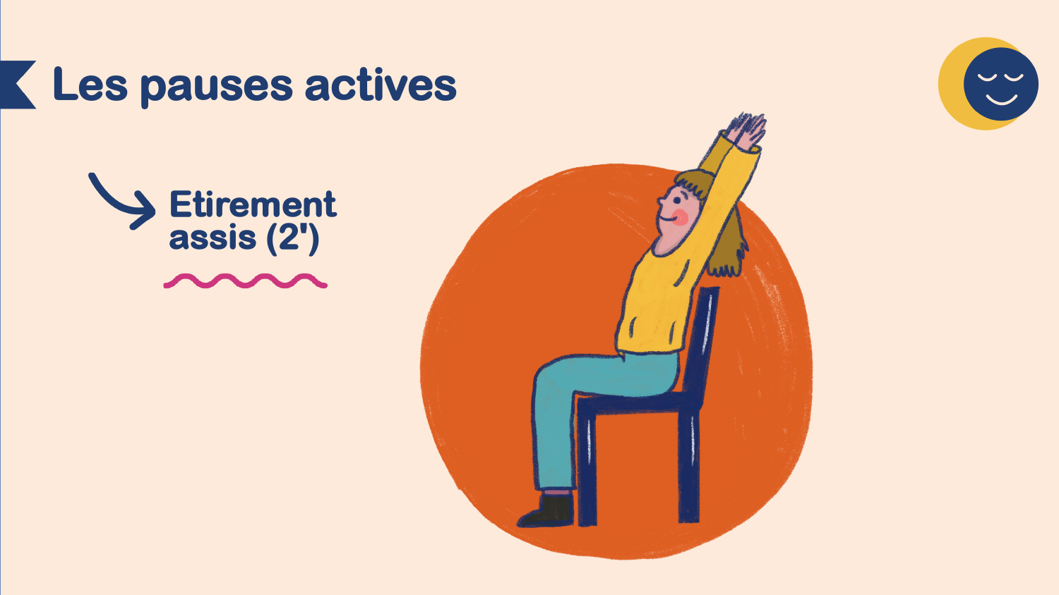 illustration powerpoint enfant etirement