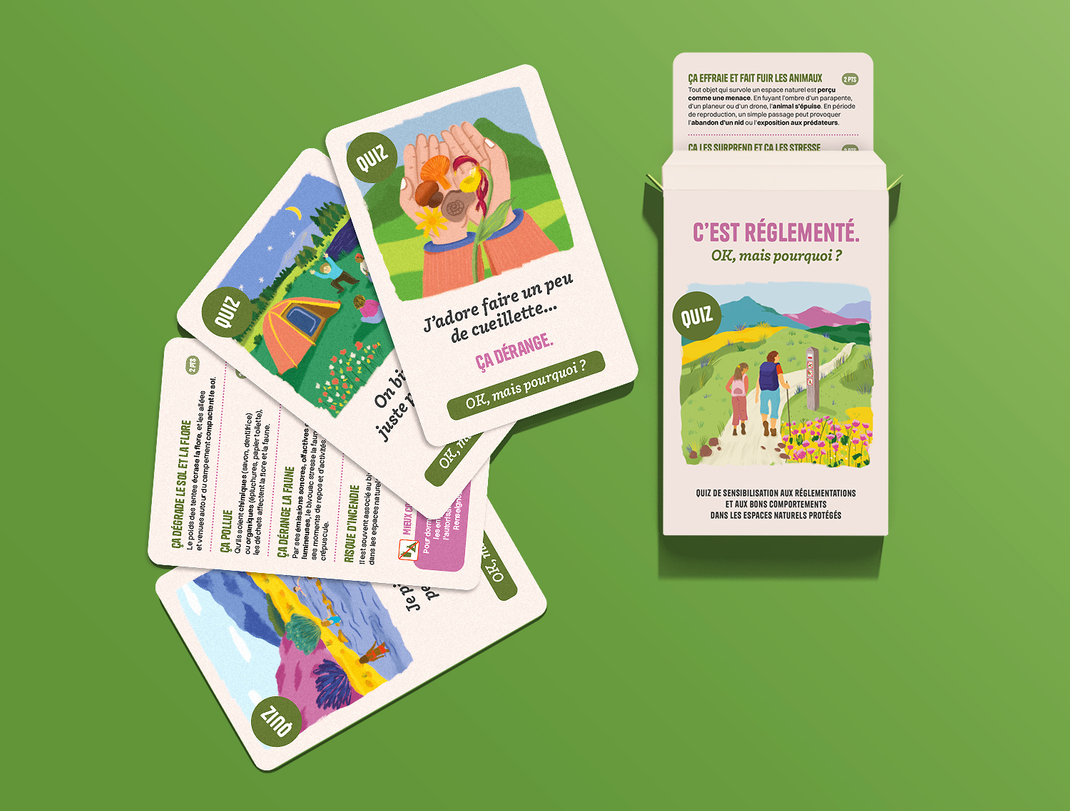 jeu carte sensibilisation zones naturelles