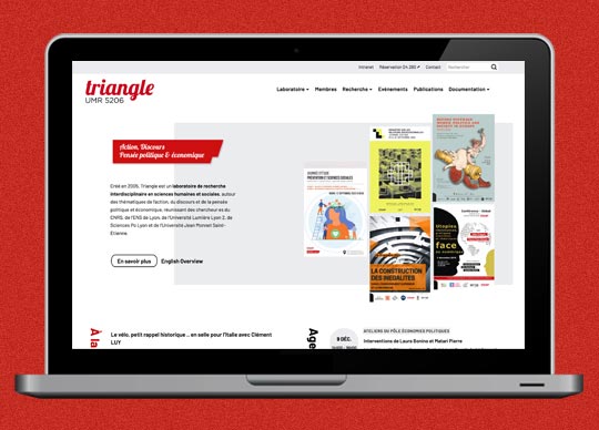 univers graphique site web recherche Lyon