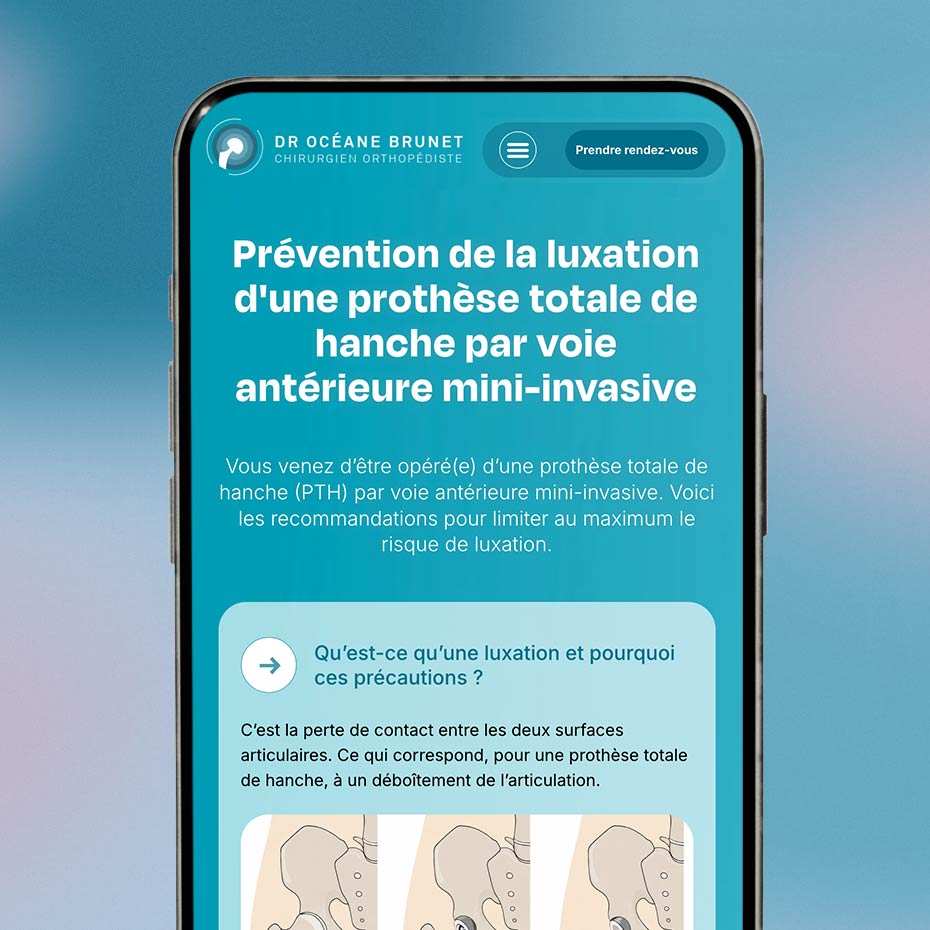 site Internet pour les métiers de la santé