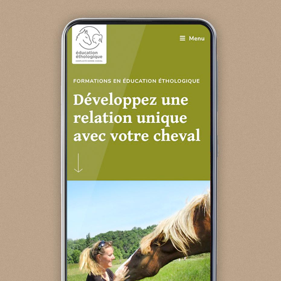 Création d'une identité visuelle et d'un site vitrine