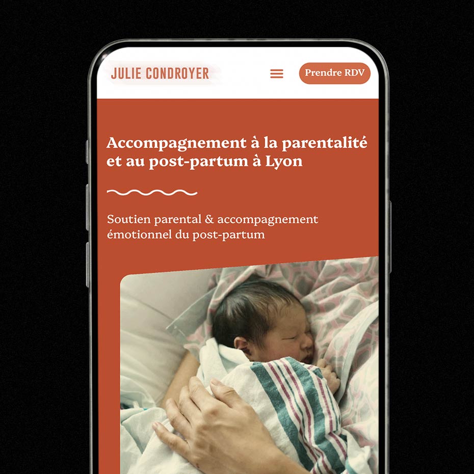 Création d'un site sobre et efficace pour une infirmière à Lyon