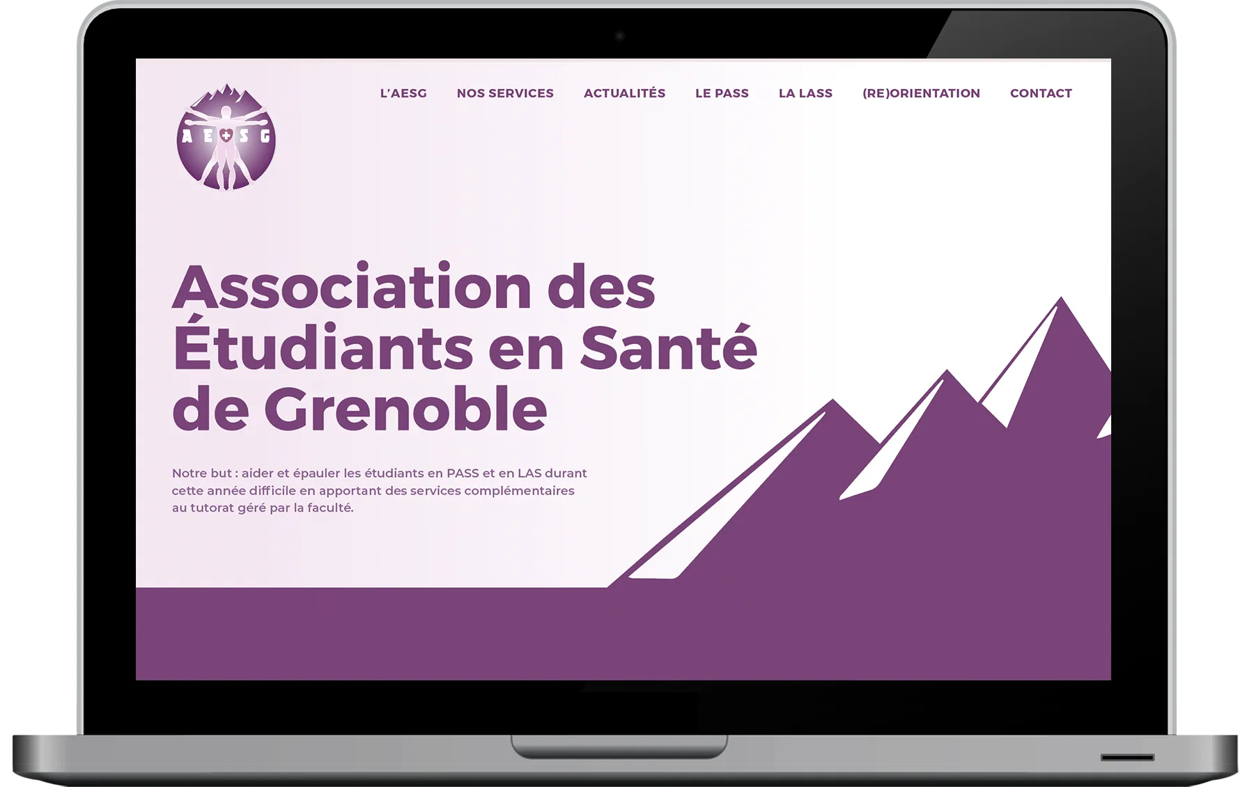 Refonte du site Internet de l'association des étudiants en santé de Grenoble