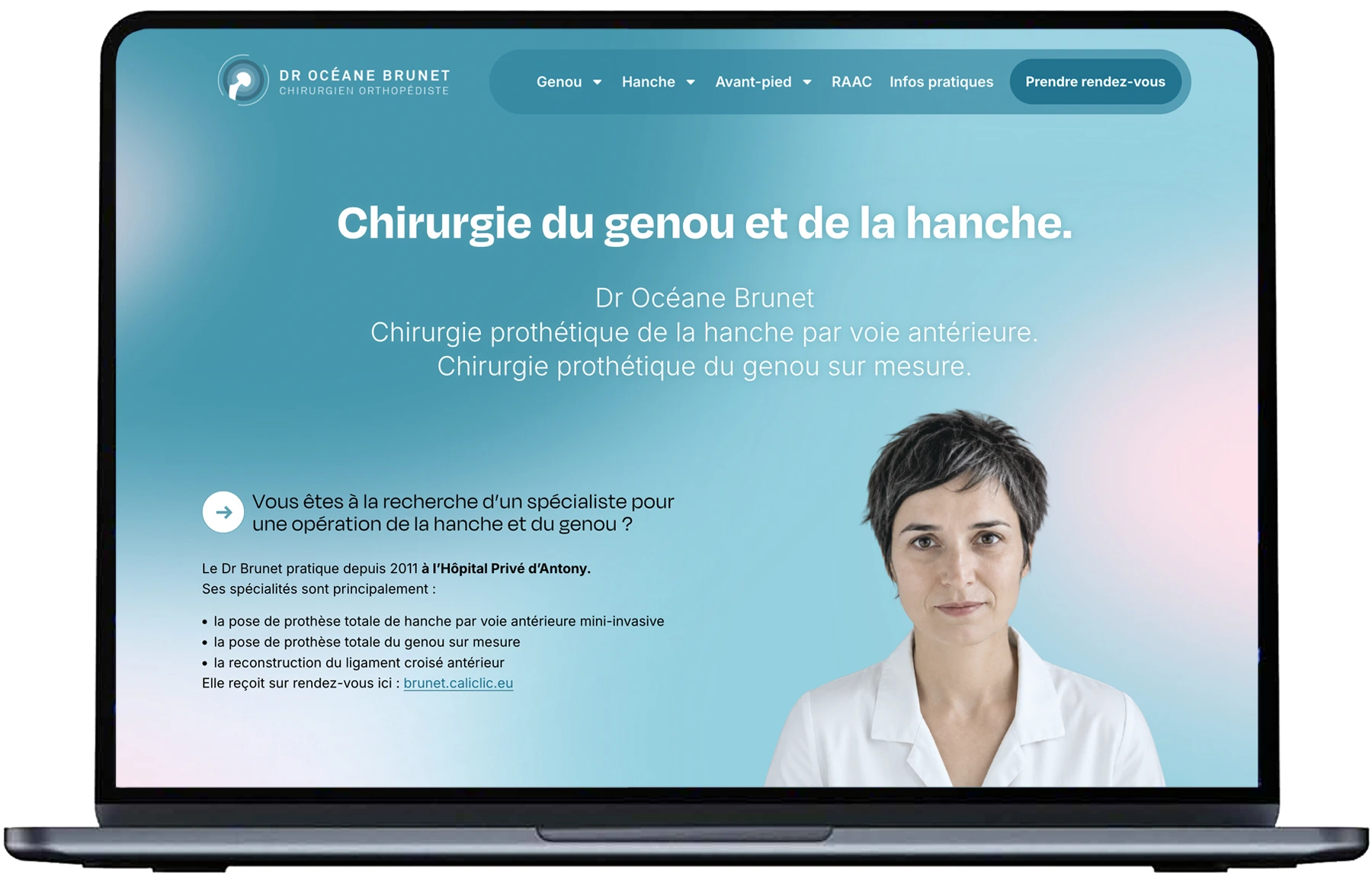 Création de site internet pour professionnels de santé